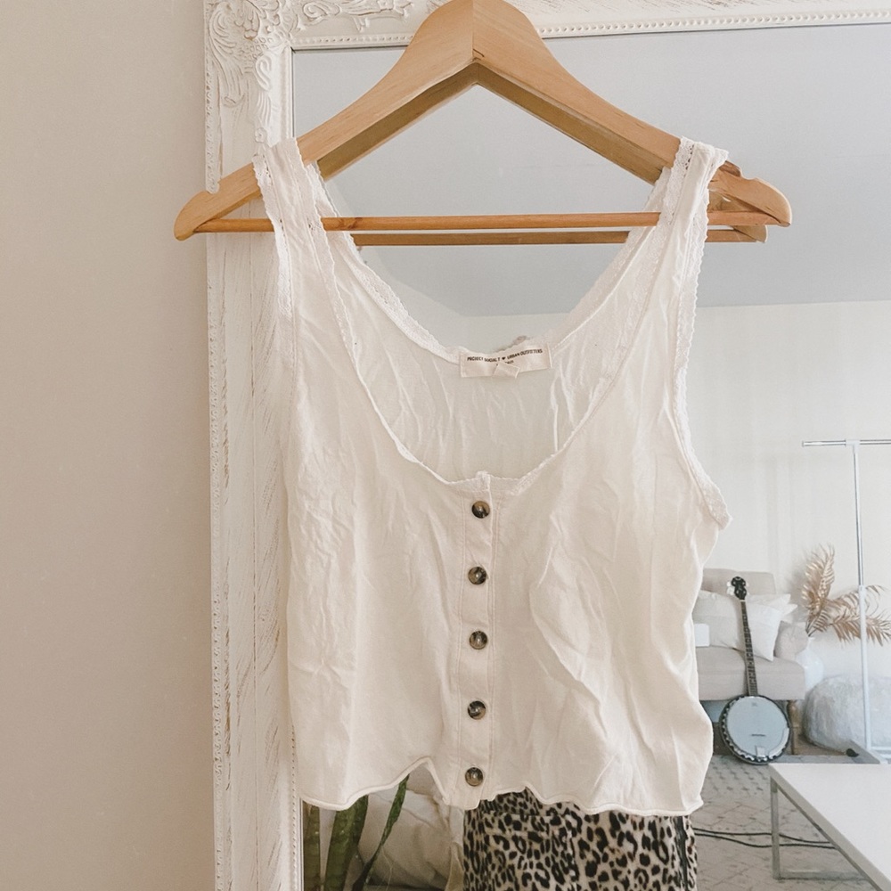 Urban Outfitters Cotton Button Top